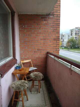 Апартаменты Vieno kambario butas Gedimino g. Таураге Апартаменты с балконом-13