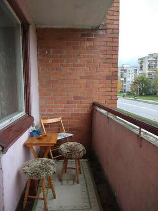 Апартаменты Vieno kambario butas Gedimino g. Таураге Апартаменты с балконом-15